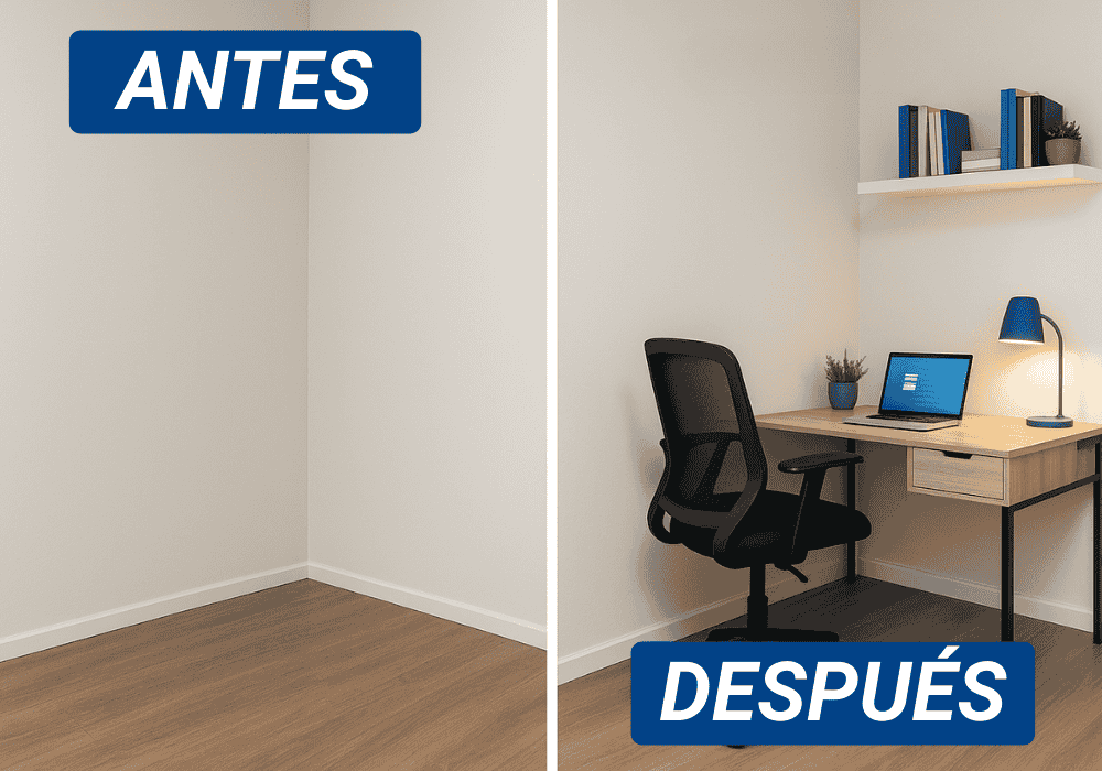 Reformas para crear un espacio de trabajo en casa