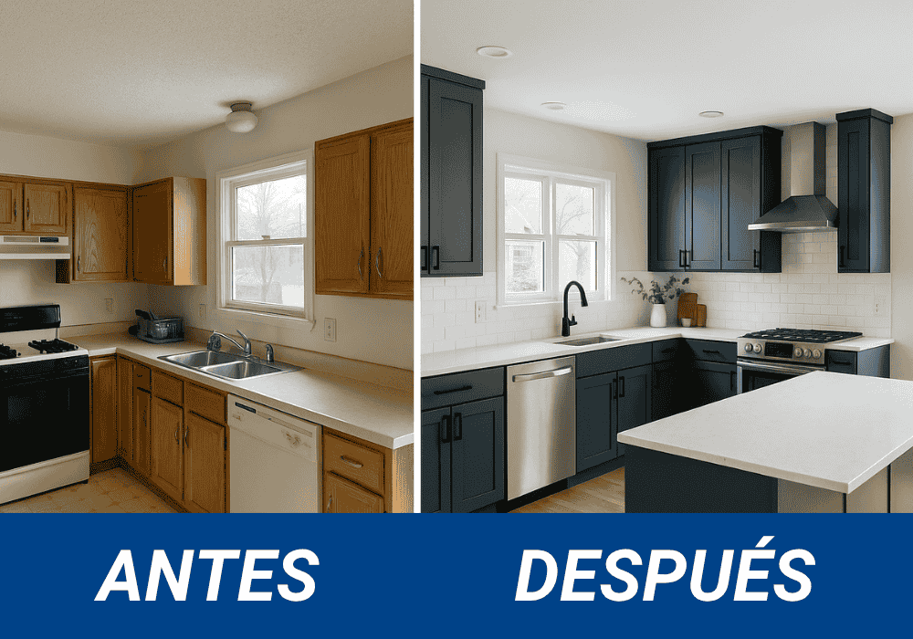 Reformas para una cocina abierta y conectada con el salón