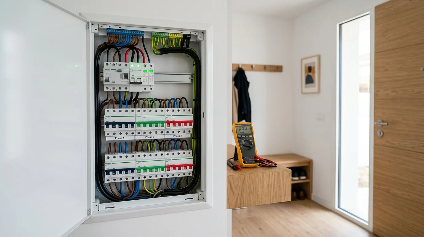 Emisión de boletín eléctrico en Terrassa con cuadro general de mando y protección conforme a REBT